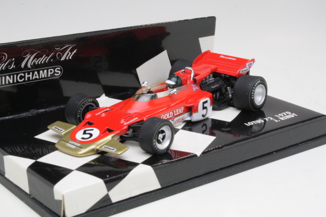 Lotus 72, F1 1970, J.Rindt, no.5 - Sulje napsauttamalla kuva