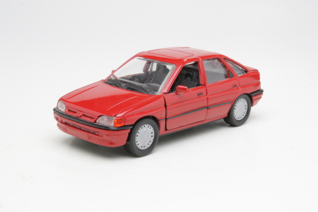 Ford Escort Mk5 Ghia 1990, punainen - Sulje napsauttamalla kuva