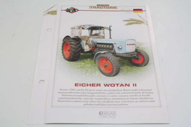 Eicher Wotan II 1968, sininen