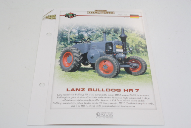 Lanz Bulldog HR 7 1938, harmaa - Sulje napsauttamalla kuva