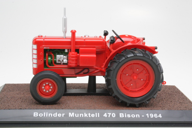 Bolinder Munktell 470 Bison 1964, punainen - Sulje napsauttamalla kuva