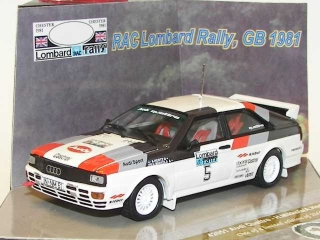 Audi Quattro, 1st. RAC 1981, H.Mikkola, no.5