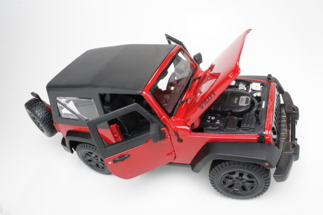 Jeep Wrangler 2014, punainen - Sulje napsauttamalla kuva