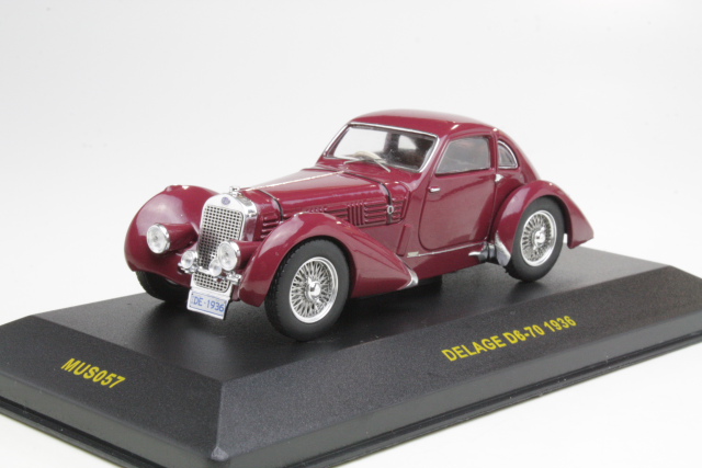 Delage D6-70 1936, punainen