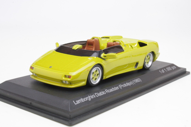 Lamborghini Diablo Roadster Prototype 1992, keltainen - Sulje napsauttamalla kuva