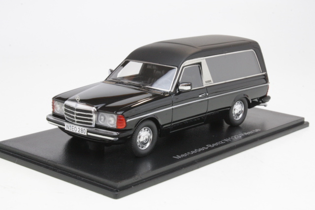 Mercedes (w123) 1978 Hearse, black