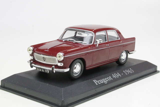 Peugeot 404 Sedan 1965, red