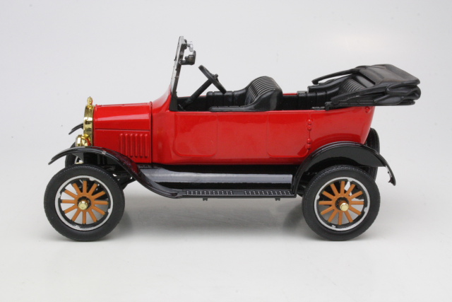 Ford Model T Touring Cabriolet 1925, punainen/musta - Sulje napsauttamalla kuva