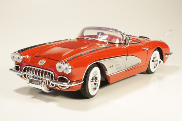 Chevrolet Corvette 1958 Cabriolet, red