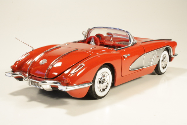 Chevrolet Corvette 1958 Cabriolet, punainen