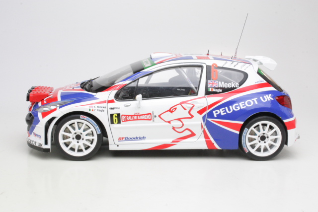 Peugeot 207 S2000, San Remo 2009, K.Meeke, no.6