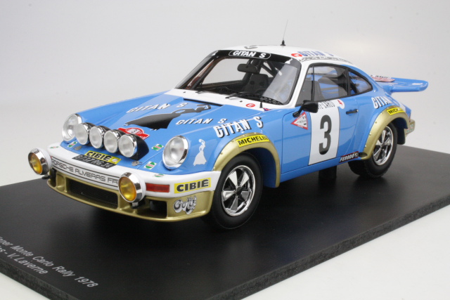 Porsche 911 Carrera, 1st. Monte Carlo 1978, J.P.Nicolas, no.3 - Sulje napsauttamalla kuva