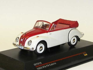 IFA F9 Cabrio 1953, punainen/valkoinen