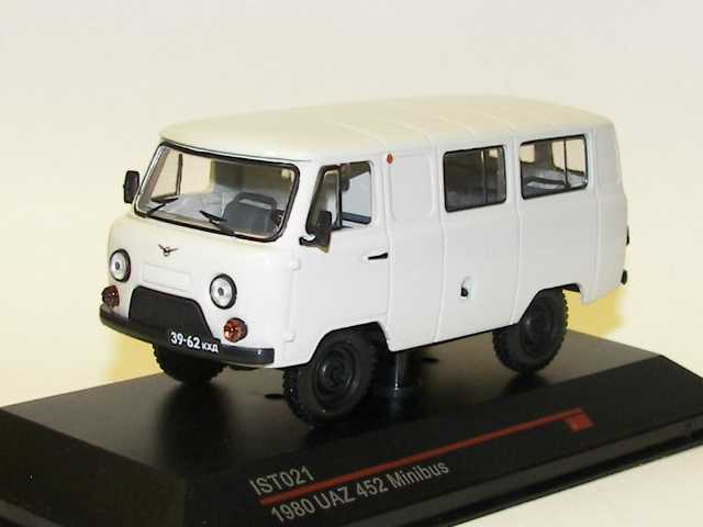 UAZ 452 Minibus 1980, light grey