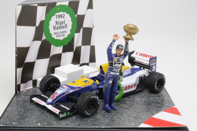 Williams FW14B, World Champion 1992, N.Mansell, no.5 - Sulje napsauttamalla kuva