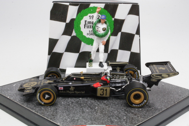 Lotus Ford 72D, World Champion 1972, E.Fittipaldi, no.31 - Sulje napsauttamalla kuva