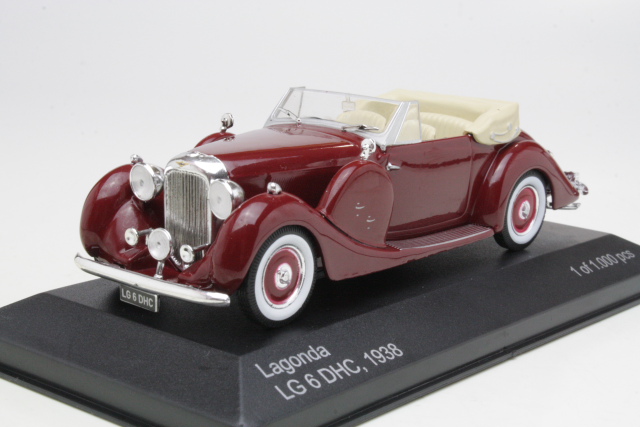 Lagonda LG 6 DHC 1938, tummanpunainen - Sulje napsauttamalla kuva