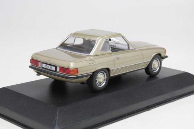 Mercedes 350 SL (R107) 1971, beige - Sulje napsauttamalla kuva