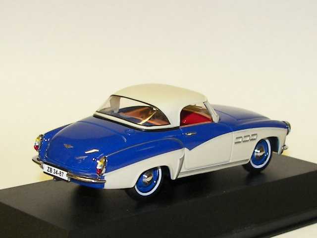 Wartburg 313 Sport 1957, sininen/kerma