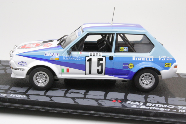 Fiat Ritmo 75 Abarth, Monte Carlo 1980, A.Bettega, no.15 - Sulje napsauttamalla kuva