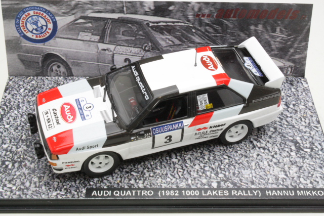 Audi Quattro, Finland 1982, H.Mikkola, no.3 - Sulje napsauttamalla kuva