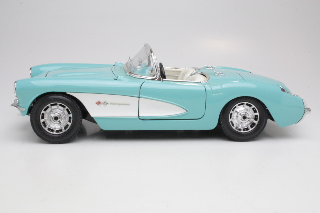 Chevrolet Corvette 1957, turquoise