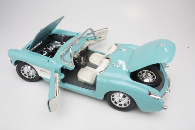 Chevrolet Corvette 1957, turquoise