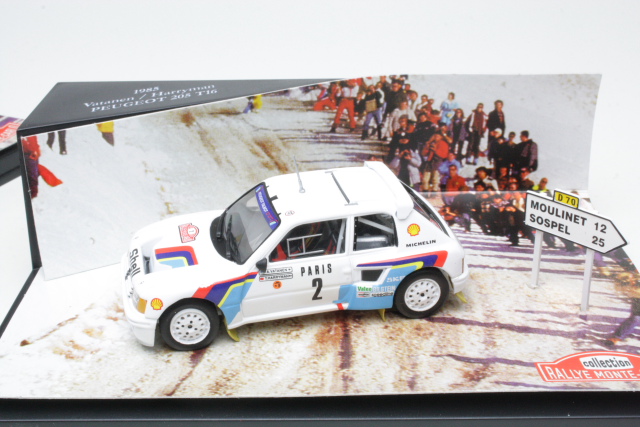 Peugeot 205T16, 1st. Monte Carlo 1985, A.Vatanen, no.2 - Sulje napsauttamalla kuva