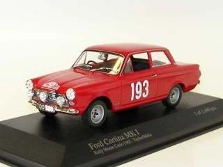 Ford Cortina Mk1 Rally Monte Carlo 1963, Taylor/Melia, no.193
