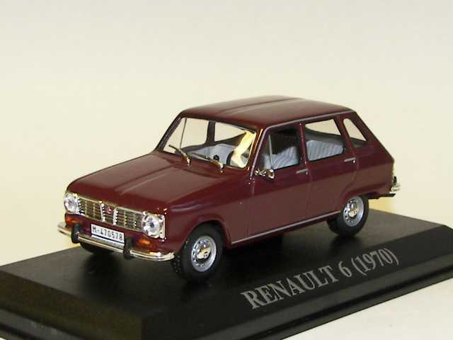 Renault 6 1970, tummanpunainen
