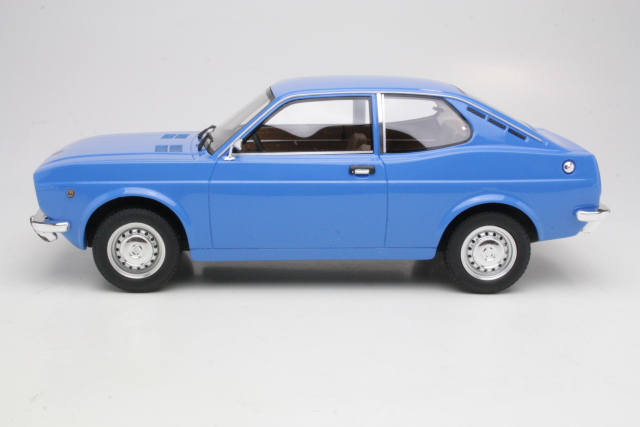 Fiat 128 Coupe S, sininen - Sulje napsauttamalla kuva