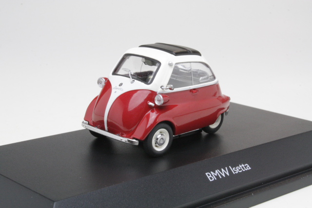 BMW Isetta 250 Export, punainen/valkoinen - Sulje napsauttamalla kuva