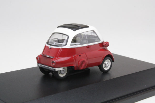 BMW Isetta 250 Export, punainen/valkoinen - Sulje napsauttamalla kuva