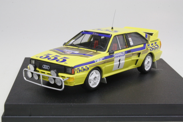 Audi Quattro, 1st. Hongkong-Peking 1985, H.Mikkola, no.1 - Sulje napsauttamalla kuva