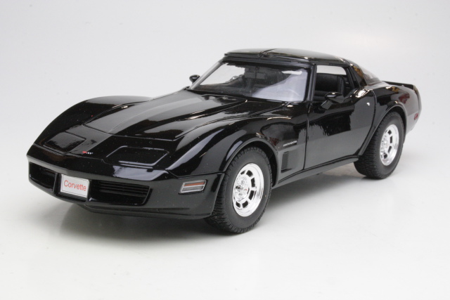 Chevrolet Corvette C3 Coupe 1982, musta - Sulje napsauttamalla kuva