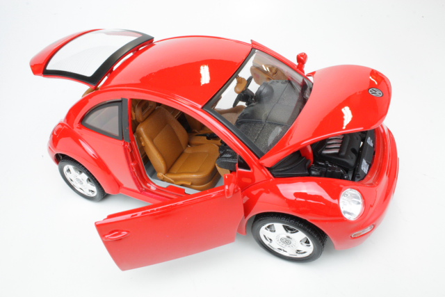 VW New Beetle 1998, punainen - Sulje napsauttamalla kuva