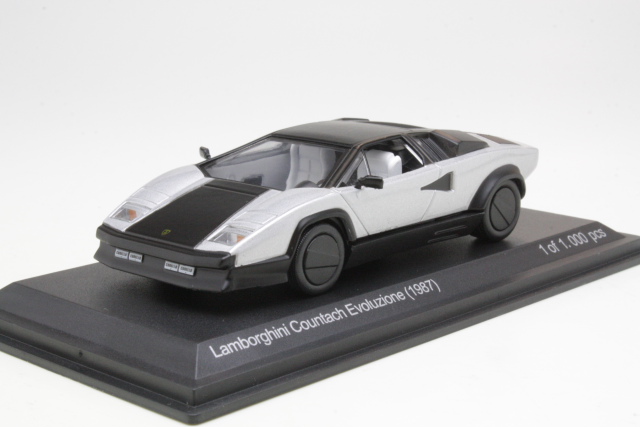 Lamborghini Countach Evoluzione 1987, silver/black