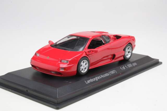 Lamborghini Acosta 1997, punainen - Sulje napsauttamalla kuva