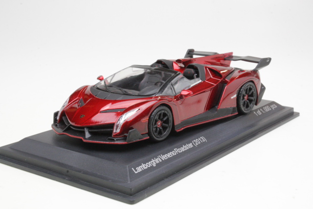 Lamborghini Veneno Roadster 2013, tummanpunainen - Sulje napsauttamalla kuva