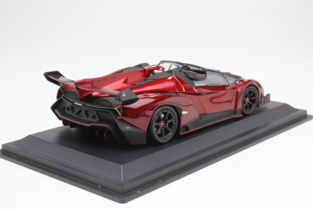 Lamborghini Veneno Roadster 2013, tummanpunainen - Sulje napsauttamalla kuva