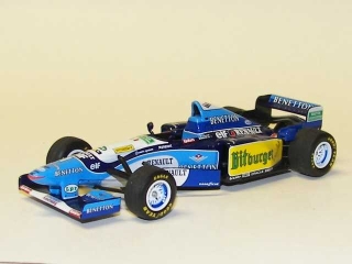 Benetton Renault B195 F1 1995, M.Schumacher, no.1 - Sulje napsauttamalla kuva
