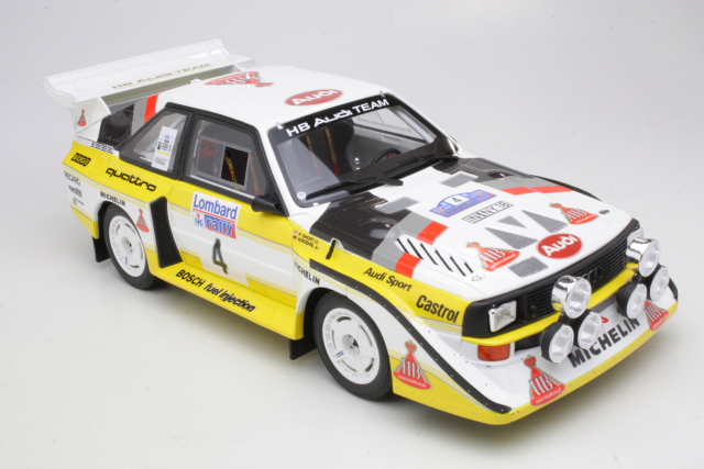 Audi Sport Quattro S1, RAC 1985, W.Rohrl, no.4 - Sulje napsauttamalla kuva