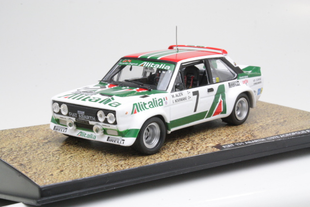 Fiat 131 Abarth, Acropolis 1978, M.Alen, no.7