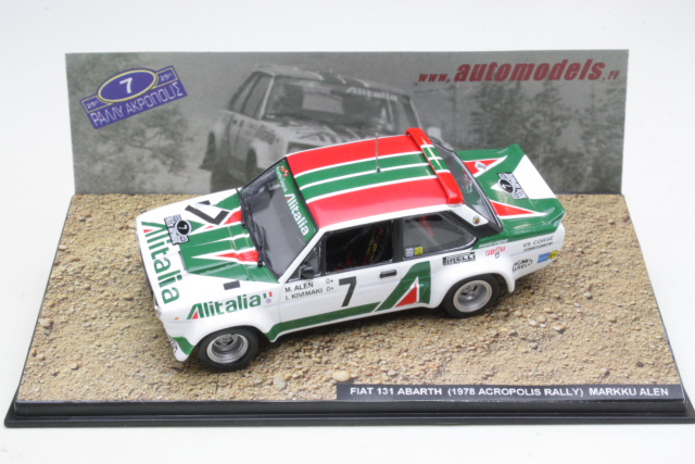Fiat 131 Abarth, Acropolis 1978, M.Alen, no.7