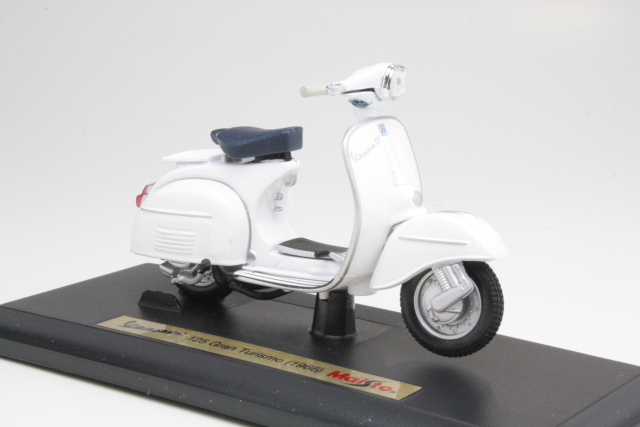 Vespa 125 Gran Turismo 1966, valkoinen - Sulje napsauttamalla kuva