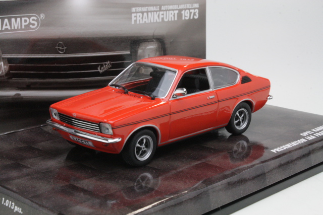 Opel Kadett C Coupe 1973, punainen "Presentation IAA"