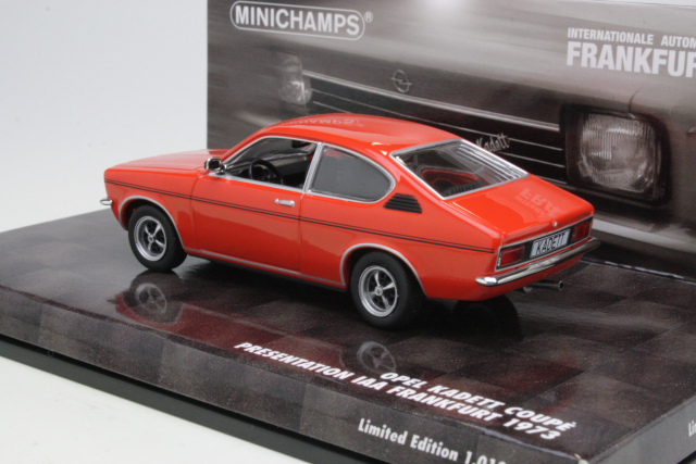 Opel Kadett C Coupe 1973, punainen "Presentation IAA"