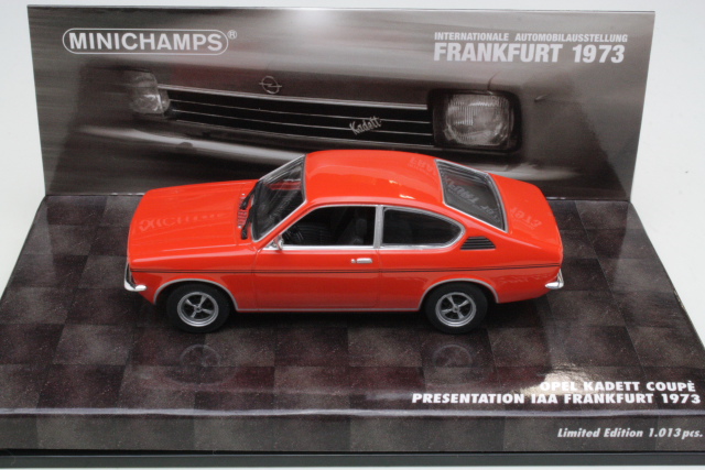 Opel Kadett C Coupe 1973, punainen "Presentation IAA"