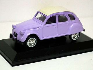 Citroen 2CV, lila/valkoinen
