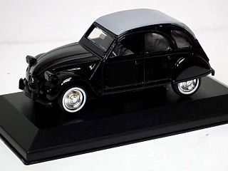 Citroen 2CV, black/silver - Click Image to Close